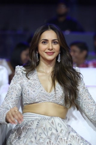 Rakul Preet Singh Shines in Bharateeyudu 2 Pre Release event