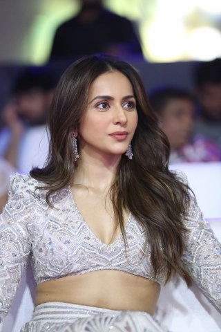 Rakul Preet Singh Shines in Bharateeyudu 2 Pre Release event