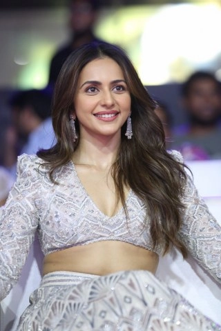 Rakul Preet Singh Shines in Bharateeyudu 2 Pre Release event