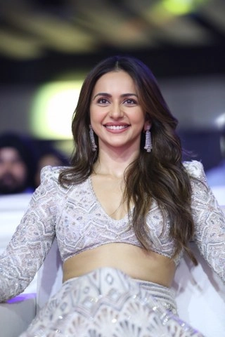 Rakul Preet Singh Shines in Bharateeyudu 2 Pre Release event