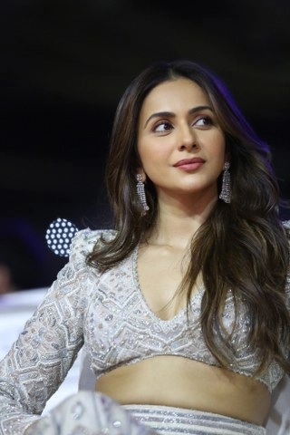 Rakul Preet Singh Shines in Bharateeyudu 2 Pre Release event