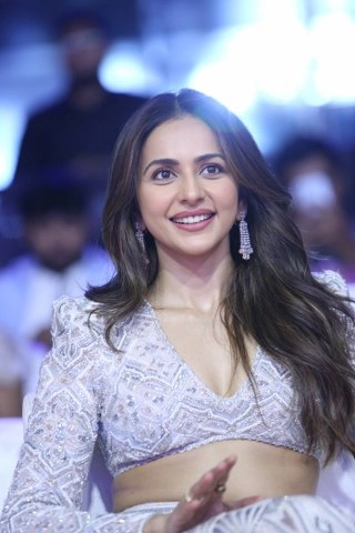 Rakul Preet Singh Shines in Bharateeyudu 2 Pre Release event