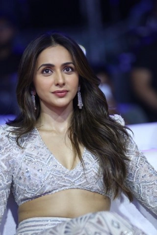 Rakul Preet Singh Shines in Bharateeyudu 2 Pre Release event