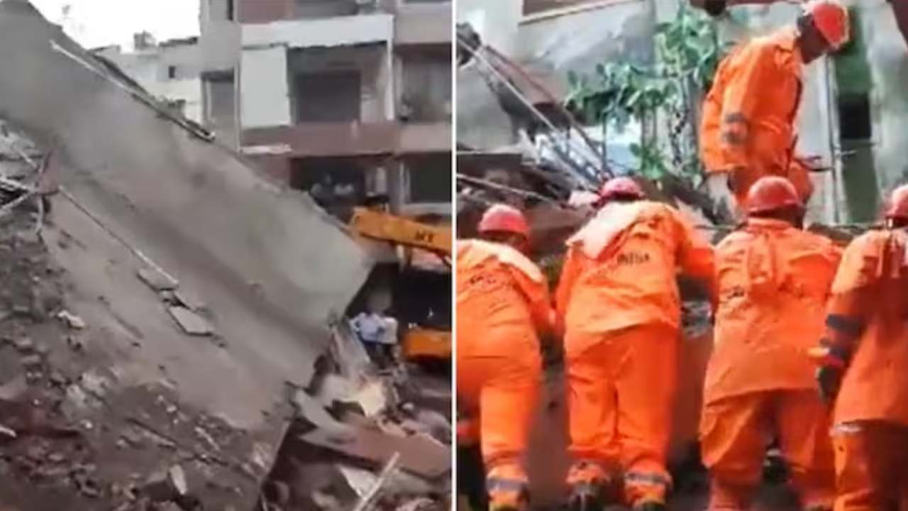 Maharashtra: నవీ ముంబైలో విషాదం.. కుప్పకూలిన మూడంతస్తుల భవనం.. Maharashtra: నవీ ముంబైలో విషాదం.. కుప్పకూలిన మూడంతస్తుల భవనం..