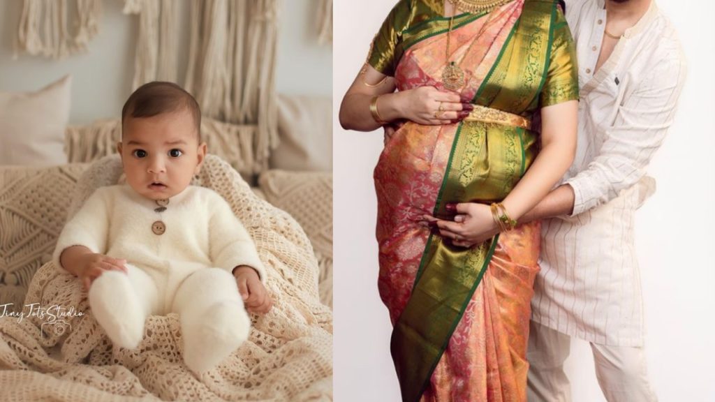 Tollywood Star Couple Son Cute Photos Shares in Social Media Photos goes Viral