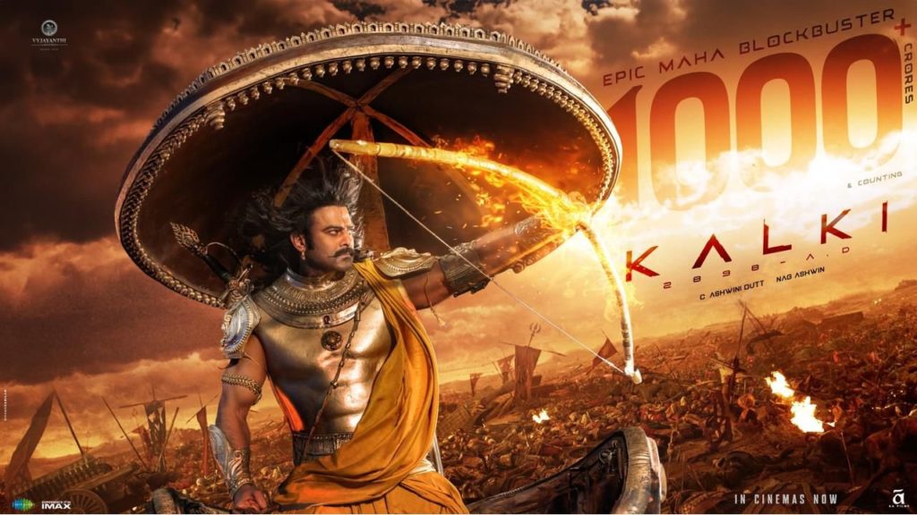 Prabhas Nag Ashwin Kalki 2898AD Movie Collects 1000 Crores Gross and Creates New Records