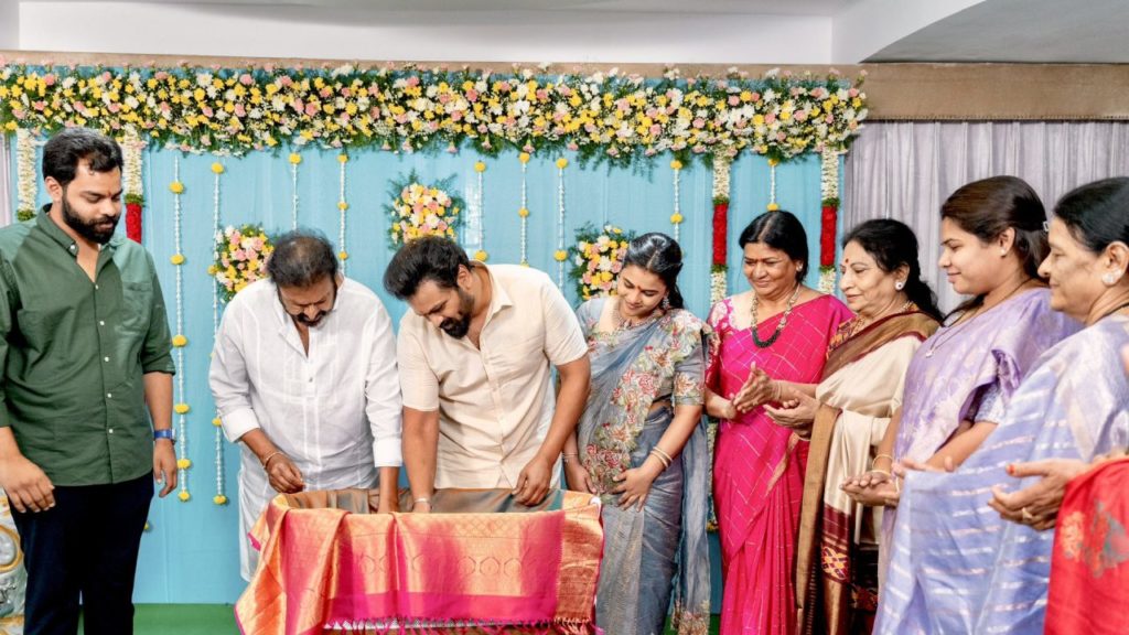 Manchu Manoj Mounica Daughter Name goes Viral Manoj shares Name Ceremony Photo