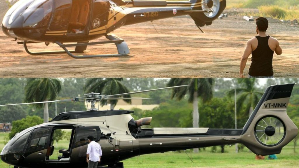 Ram Charan Special Post on Game Changer Movie Shared a Photo with Helicopters