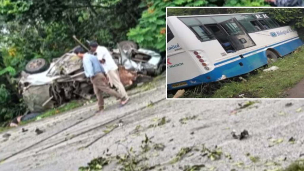 shameerpet Innova Car Accident