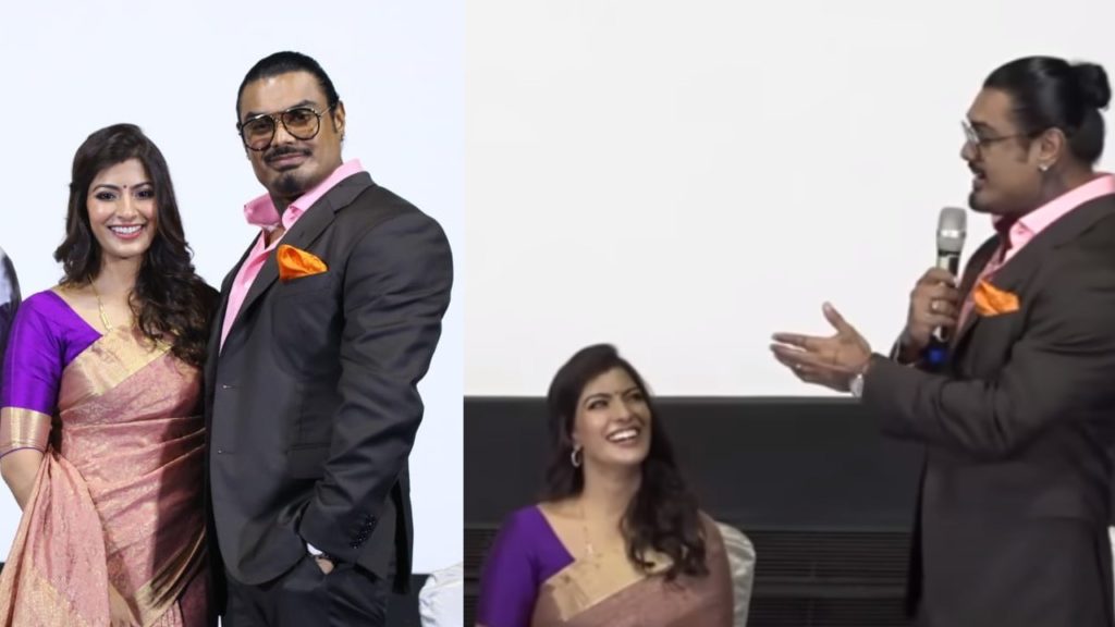 Varalaxmi Sarathkumar arranged Press Meet in Chennai with her Husband Nicholai Sachdev After Marriage