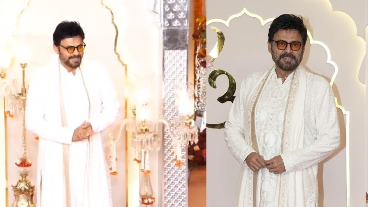 అనంత్-రాధికా పెళ్లిలో వెంకీ మామ.. షేర్వాణీలో వెంకటేష్ స్టైల్ చూడండి..