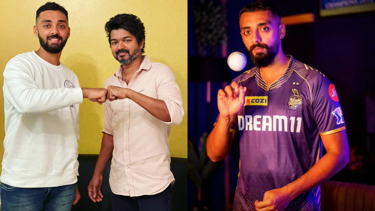 Varun Chakaravarthy : తన డైరెక్షన్లో విజయ్ హీరోగా సినిమా తీస్తాను అంటున్న క్రికెటర్.. Varun Chakaravarthy : తన డైరెక్షన్లో విజయ్ హీరోగా సినిమా తీస్తాను అంటున్న క్రికెటర్..