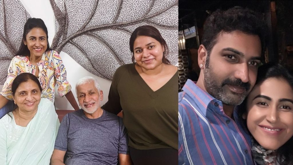 Tarakaratna Wife Alekhya Reddy Shares a Photo with YCP Leader Vijayasai Reddy Family