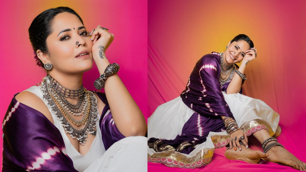 Anasuya Bharadwaj : ఒళ్ళంతా ఆభరణాలతో అదరగొట్టేసిన అనసూయ..