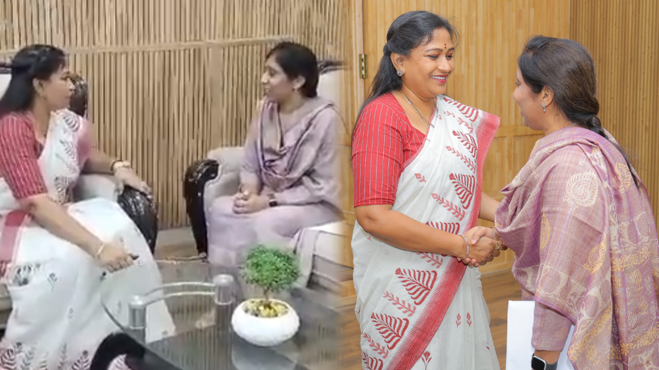 ఆంధ్రప్రదేశ్ హోం మంత్రి అనితను కలిసిన వైఎస్ సునీత.. వారిపై చర్యలు తీసుకోవాలని విన్నపం ఆంధ్రప్రదేశ్ హోం మంత్రి అనితను కలిసిన వైఎస్ సునీత.. వారిపై చర్యలు తీసుకోవాలని విన్నపం