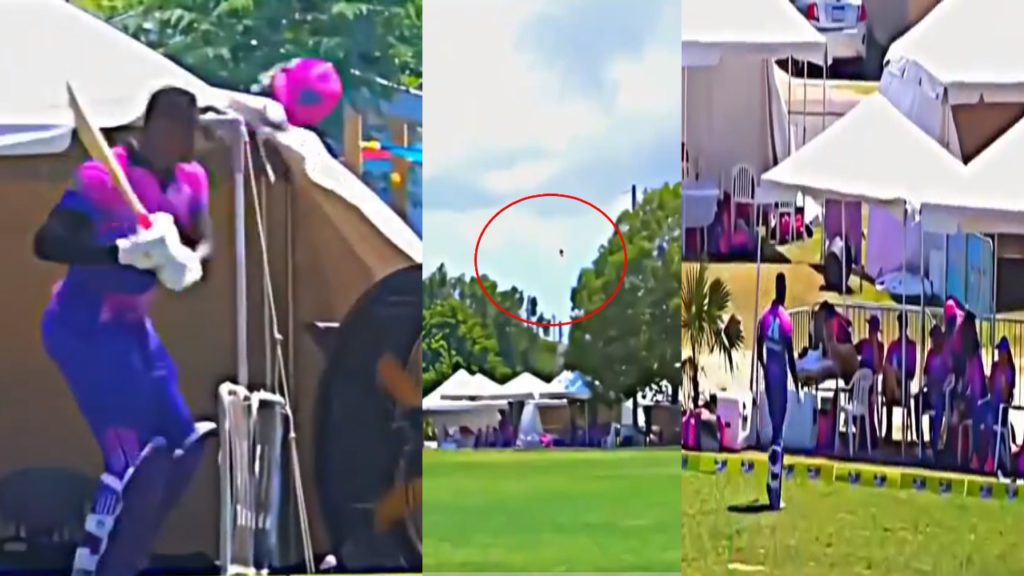 Carlos Brathwaite Hits Helmet With Bat After Getting Out During Max60 Caribbean