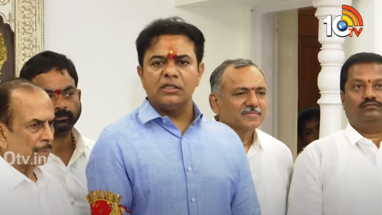 అధికారంలోకి వచ్చాక రాజీవ్ గాంధీ విగ్రహాన్ని తొలగిస్తాం.. విమానాశ్రయం పేరు మారుస్తాం: కేటీఆర్ అధికారంలోకి వచ్చాక రాజీవ్ గాంధీ విగ్రహాన్ని తొలగిస్తాం.. విమానాశ్రయం పేరు మారుస్తాం: కేటీఆర్