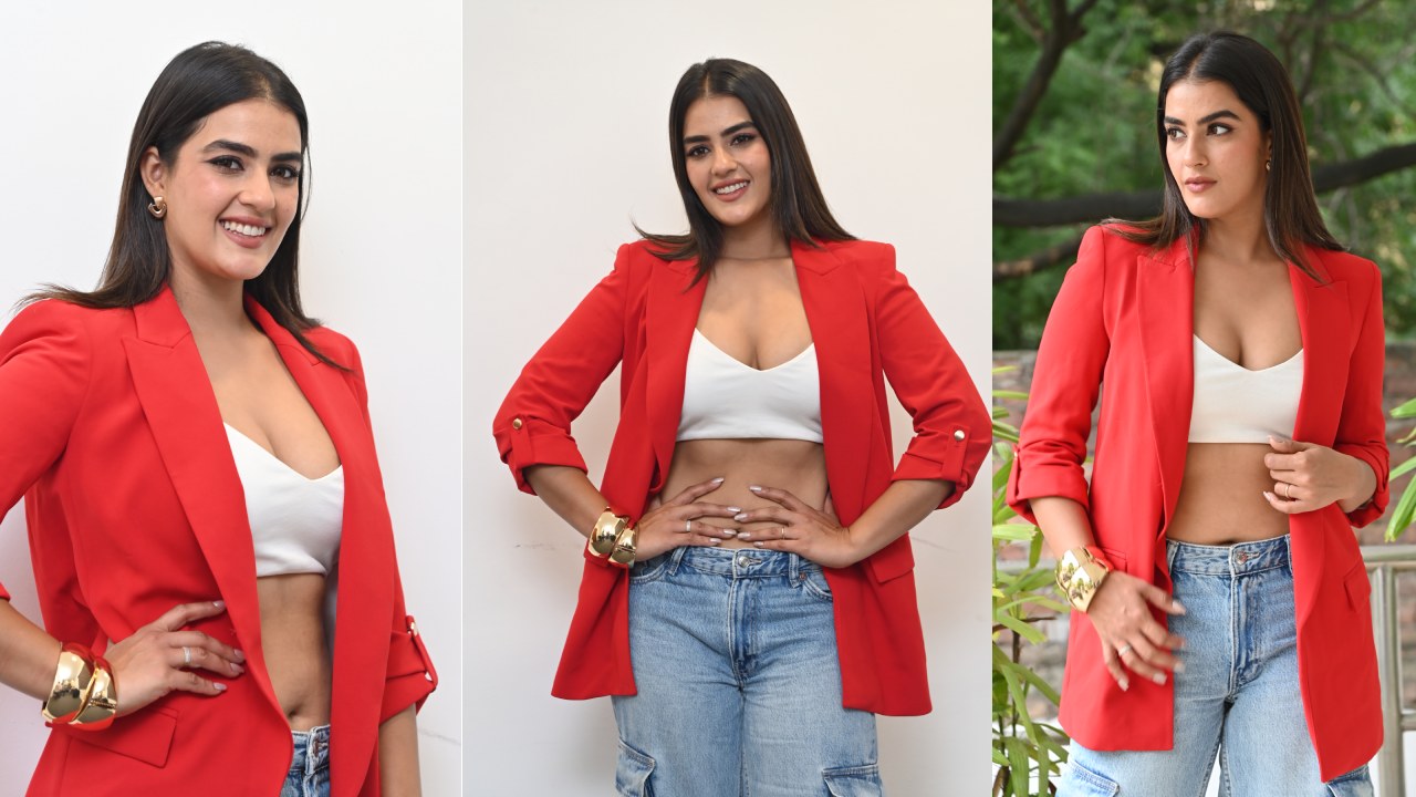 Kavya Thapar : డబల్ ఇస్మార్ట్ ప్రమోషన్స్.. సూట్‌లో కావ్య థాపర్ సూపర్ లుక్స్..