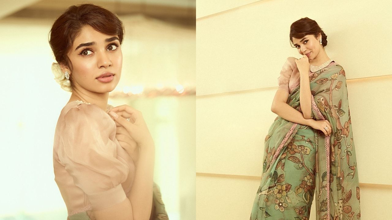Krithi Shetty : వింటేజ్ లుక్స్తో చీరలో మెప్పిస్తున్న కృతిశెట్టి.. Krithi Shetty : వింటేజ్ లుక్స్తో చీరలో మెప్పిస్తున్న కృతిశెట్టి..