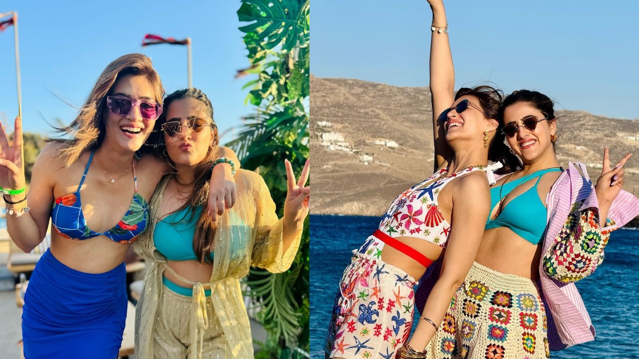 Kriti Sanon : చెల్లెలితో వెకేషన్ ఎంజాయ్ చేస్తున్న కృతి సనన్..