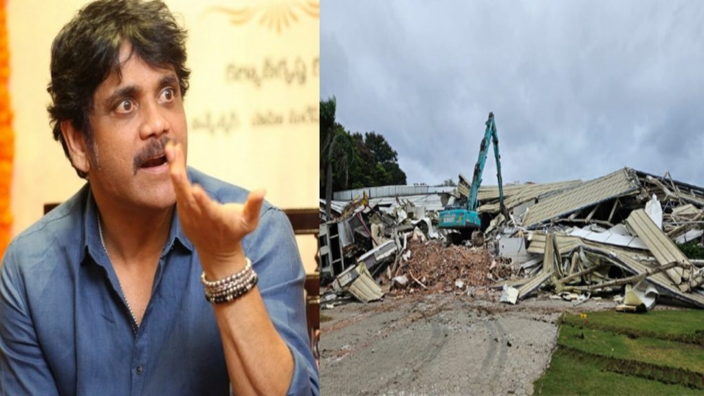 demolition of n convention Nagarjuna responce