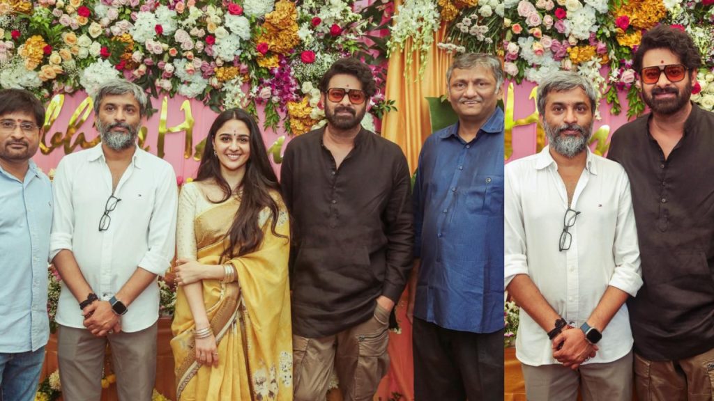 Prabhas Hanu Raghavapudi New Movie Opening Ceremony Photos