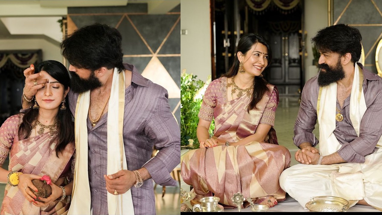 Radhika Pandit – Yash : భార్యతో వరలక్ష్మి వ్రతంలో కేజీఎఫ్ స్టార్ యశ్.. ఫొటోలు వైరల్..