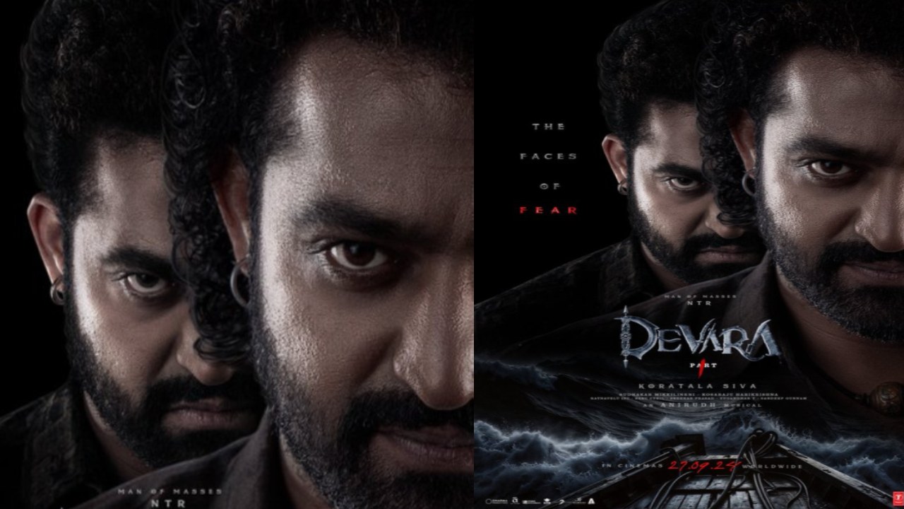 Devara : యంగ్ టైగర్ ఫ్యాన్స్కు పండగే.. ‘దేవర’ నుంచి ఎన్టీఆర్ స్పెషల్ పోస్టర్ – ది ఫేసెస్ ఆఫ్ ఫియర్ Devara : యంగ్ టైగర్ ఫ్యాన్స్కు పండగే.. ‘దేవర’ నుంచి ఎన్టీఆర్ స్పెషల్ పోస్టర్ – ది ఫేసెస్ ఆఫ్ ఫియర్