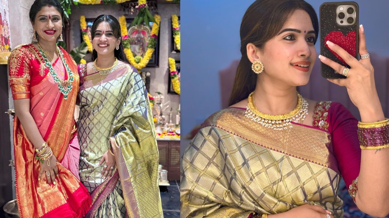 Sravanthi Chokarapu : యాంకర్ స్రవంతి వరలక్ష్మి వ్రతం స్పెషల్ ఫొటోలు..