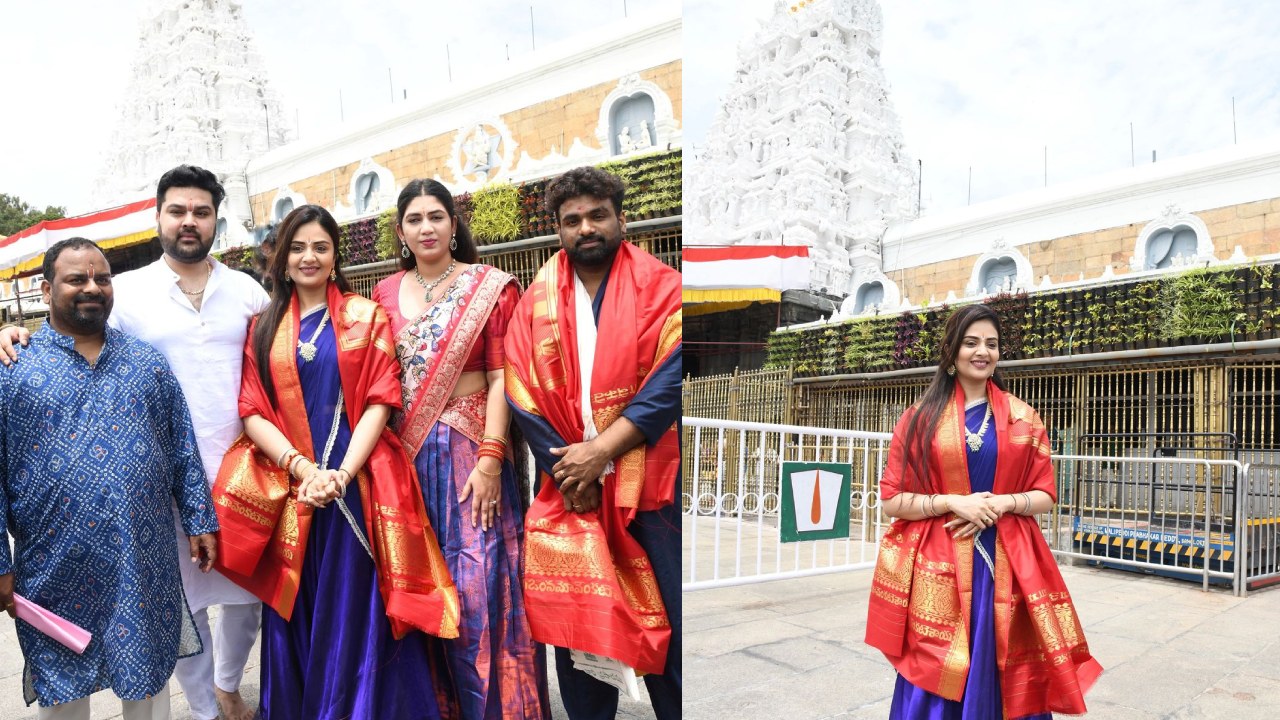 Sreemukhi : తిరుమలలో శ్రీముఖి సందడి.. ఫొటోలు వైరల్..