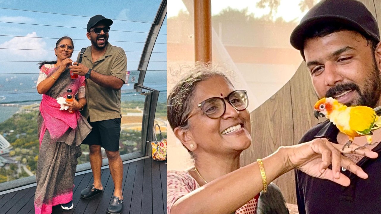Tharun Bhascker Mother : అమ్మతో కలిసి సింగపూర్ ట్రిప్ వేసిన డైరెక్టర్.. ఫొటోలు వైరల్..