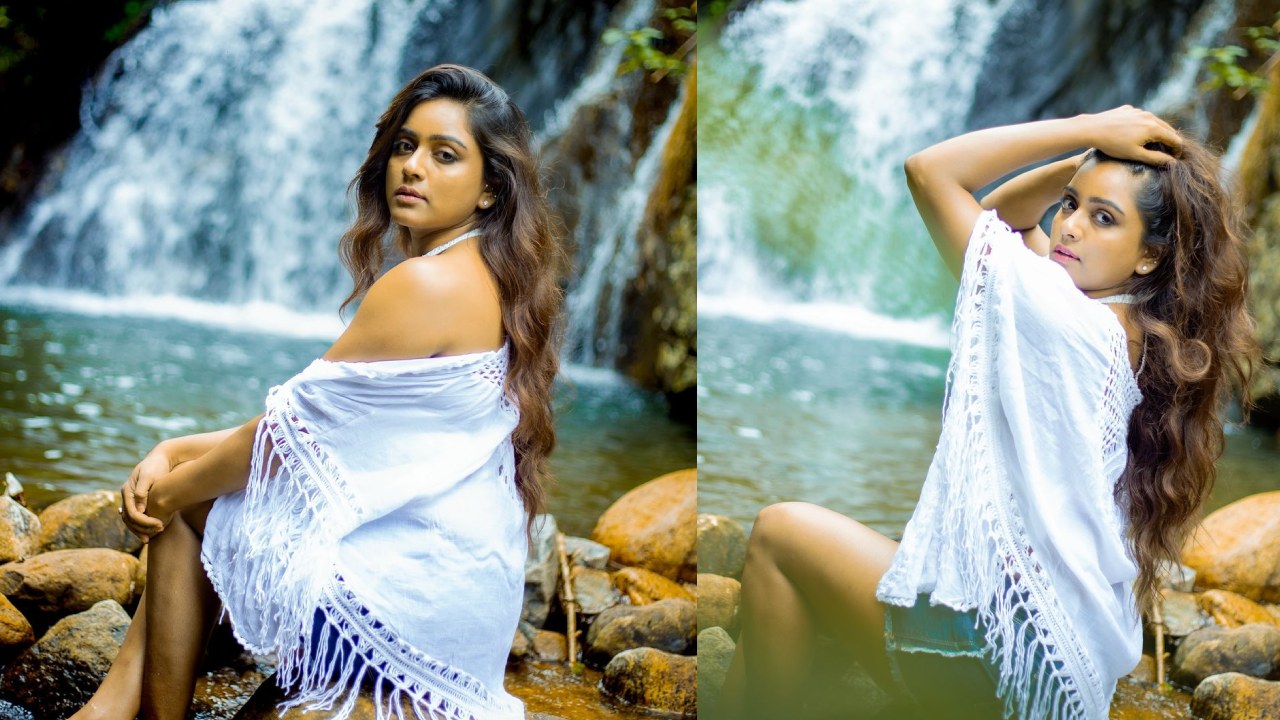 Vithika Sheru : జలపాతాల వద్ద ప్రకృతిని ఆస్వాదిస్తున్న వరుణ్ సందేశ్ భార్య వితికా షేరు..