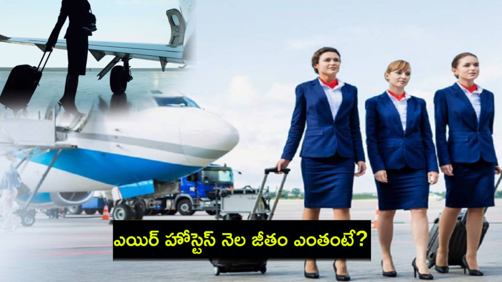 What is the salary of Air Hostess in India per month, Check Full Details