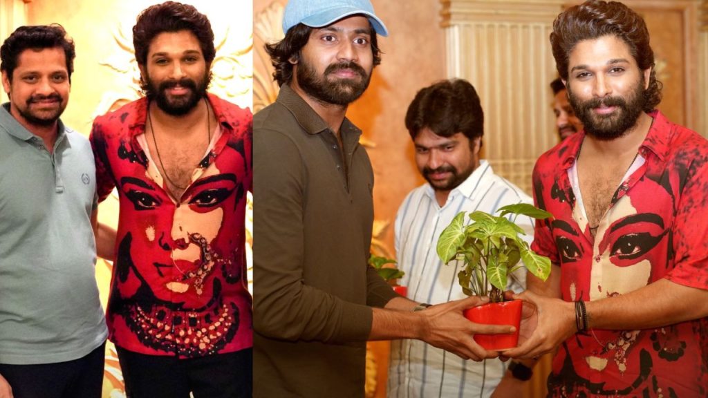 Allu Arjun Appreciated NTR Cousin Narne Nithiin Bunny Shirt goes Viral