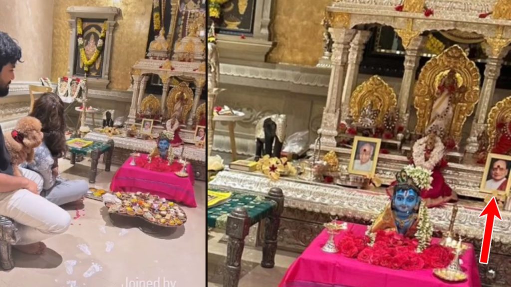 Allu Ramalingaiah and Chiru Father Photos in Chiranjeevi Pooja Room Photos goes Viral