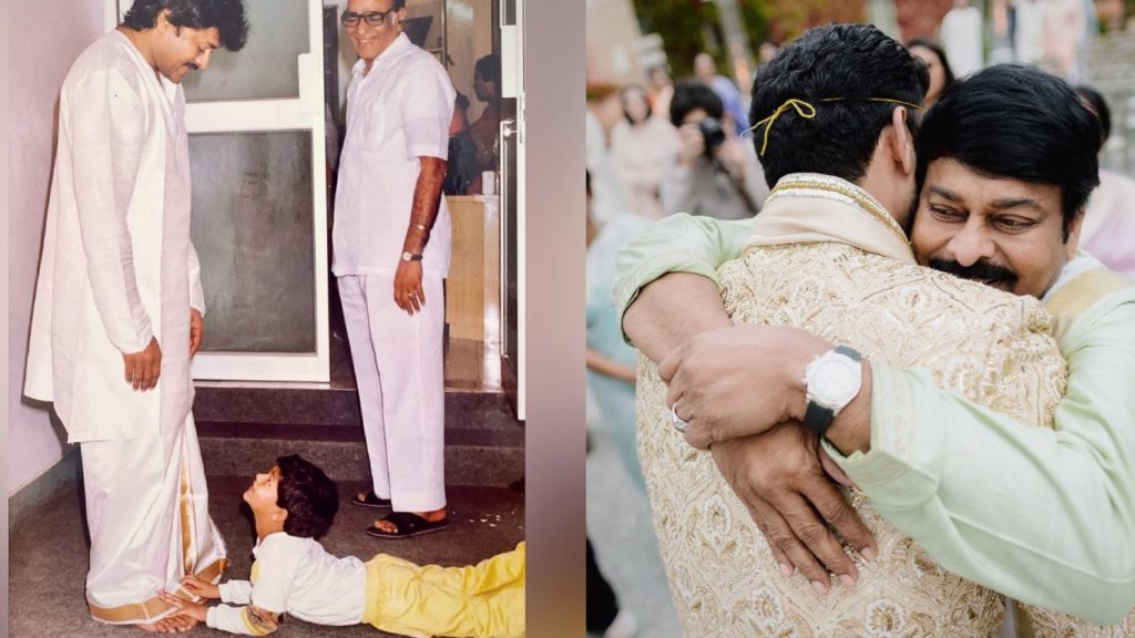 A Tollywood Hero Shares his Childhood Photo with Megastar Chiranjeevi