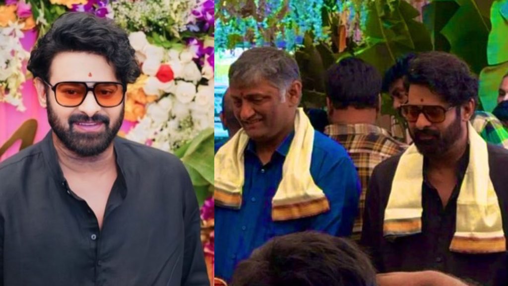 Prabhas Hanu Raghavapudi Fauji Movie Opening Pooja Ceremony