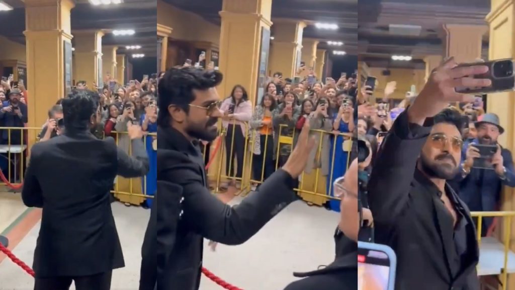Ram Charan Went to Australia huge Fans and People assembled for Charan in Melbourne
