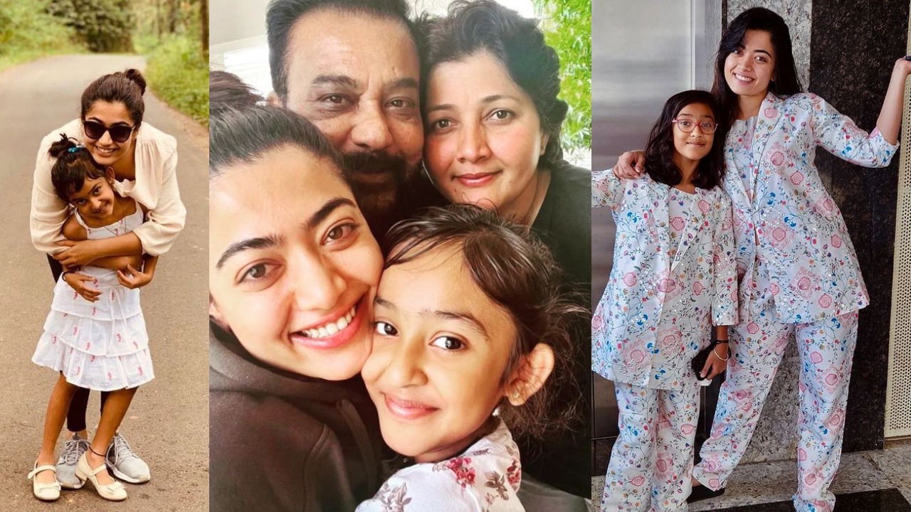 Rashmika Mandanna Sister : రష్మికకు ఇంత క్యూట్ చిన్ని చెల్లి ఉందని తెలుసా? ఏకంగా 16 ఏళ్ళు గ్యాప్.. Rashmika Mandanna Sister : రష్మికకు ఇంత క్యూట్ చిన్ని చెల్లి ఉందని తెలుసా? ఏకంగా 16 ఏళ్ళు గ్యాప్..
