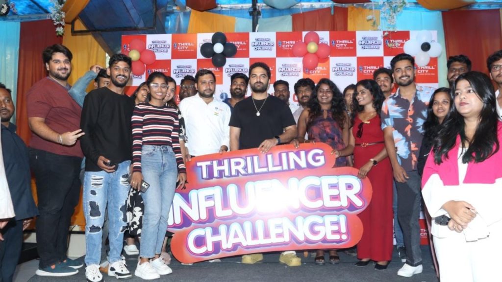 Vishwak Sen as Guest For A Social Media Influencers Reel Challenge Contest