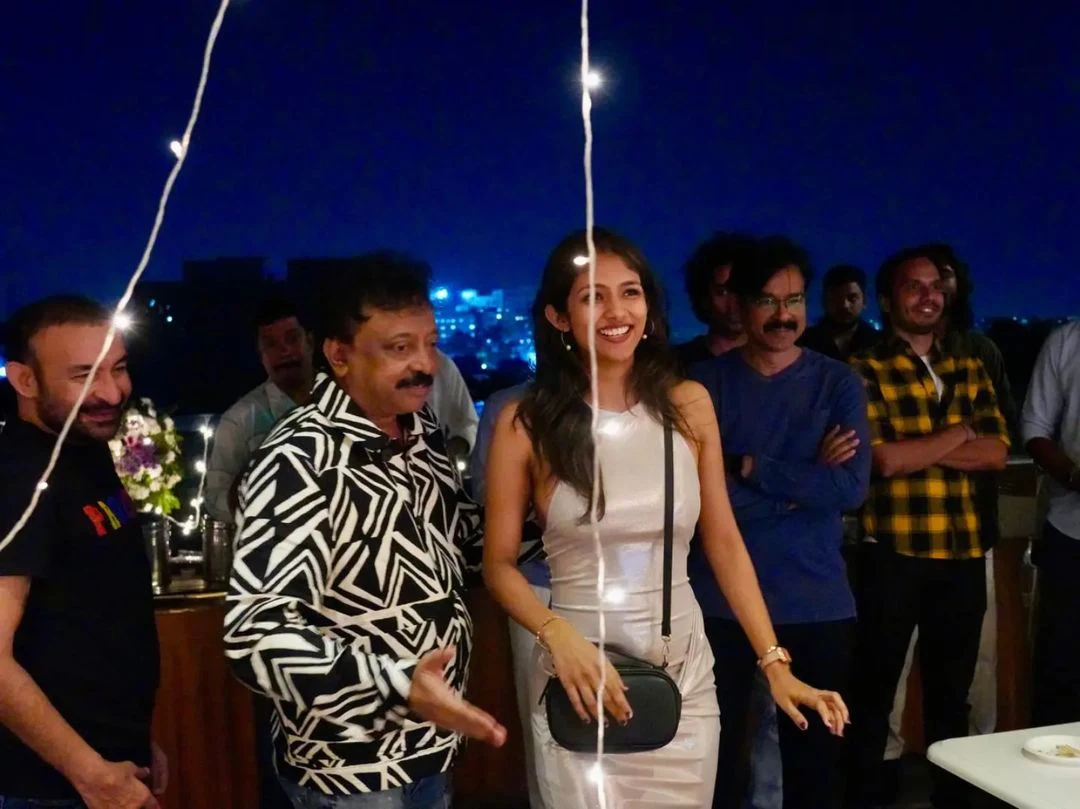 RGV Celebrated Saree Movie Actress Aaradhya Devi Birthday Celebrations