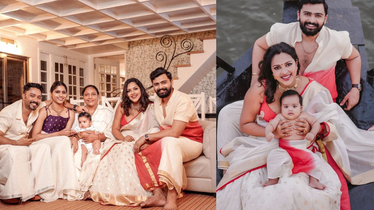 Amala Paul : ఫ్యామిలీతో అమలాపాల్ ఓనమ్ సెలబ్రేషన్స్.. మొదటిసారి కొడుకు ఫేస్ రివీల్.. ఫొటోలు వైరల్..