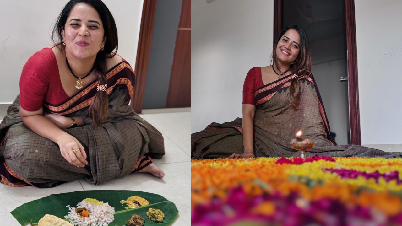 Anasuya Bharadwaj : ఫ్యామిలీతో అనసూయ ఓనమ్ సెలబ్రేషన్స్.. ఫొటోలు చూశారా?