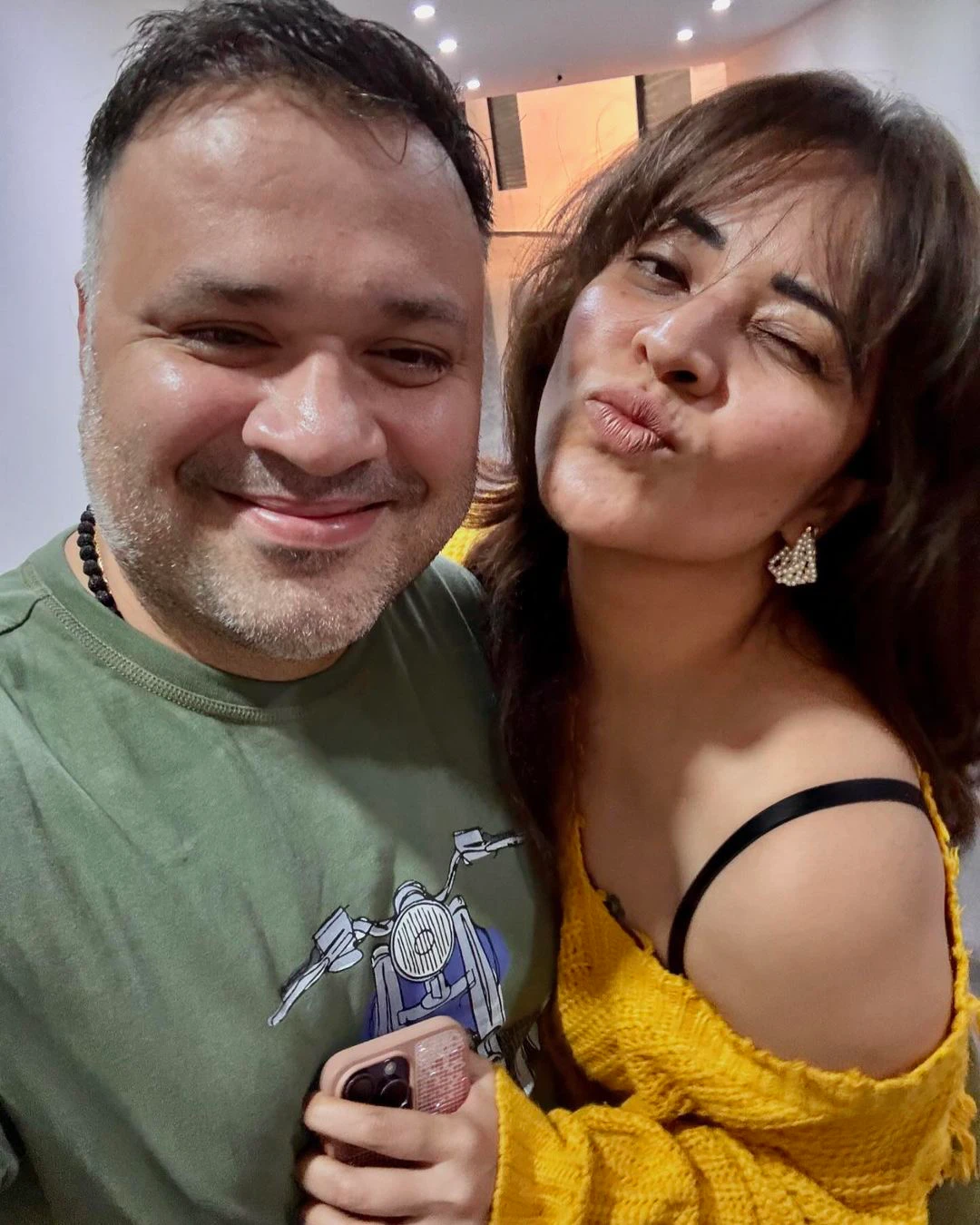 Anasuya Bharadwaj Cute Photos with Husband