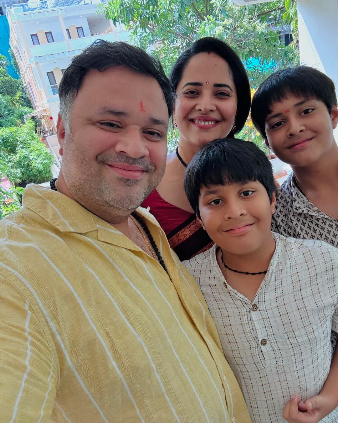Anasuya Bharadwaj Onam Celebrations with Family