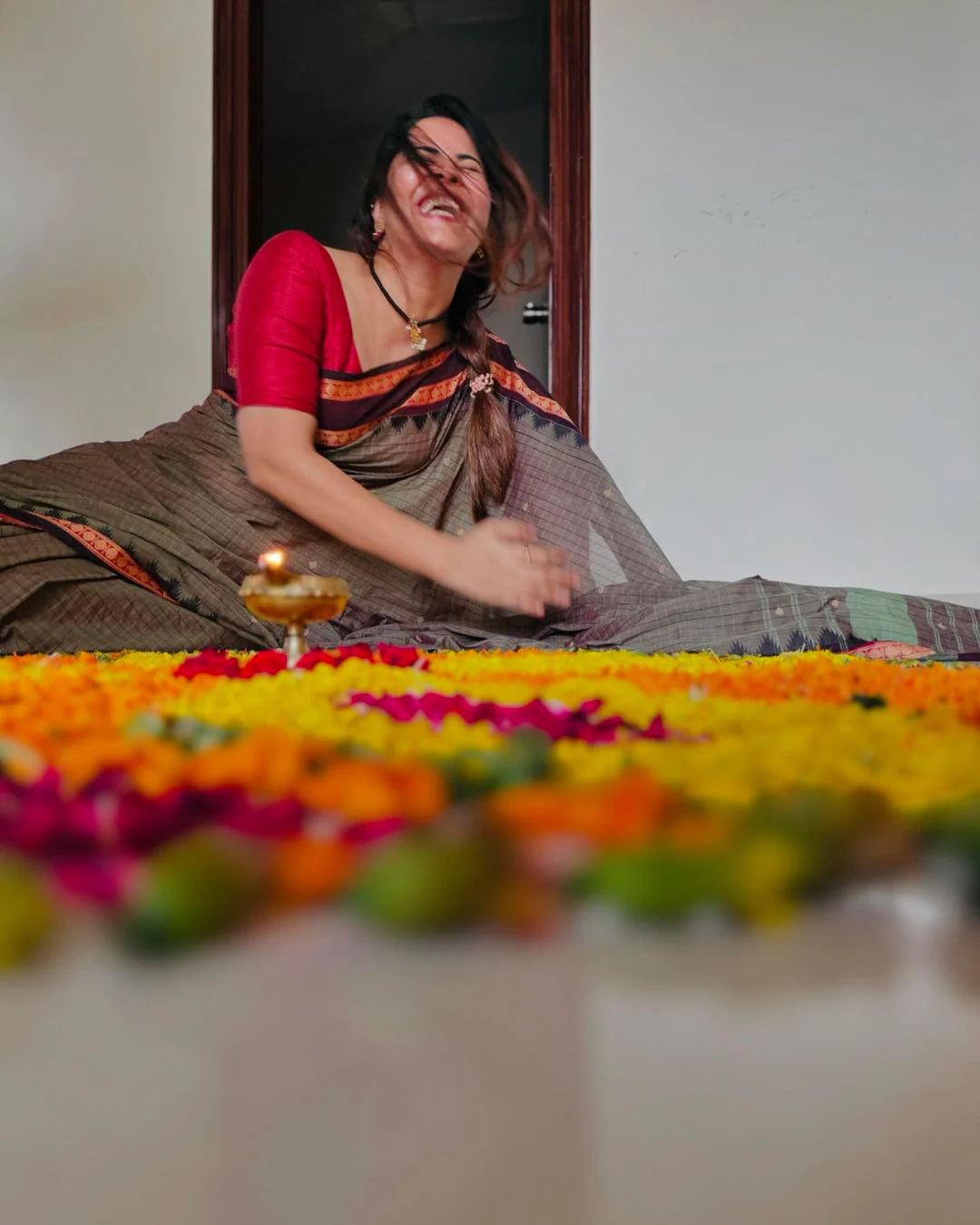 Anasuya Bharadwaj Onam Celebrations with Family