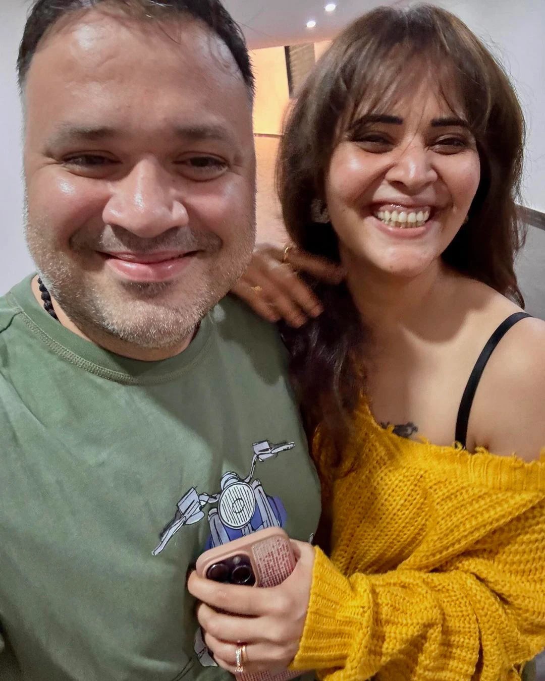 Anasuya Bharadwaj Cute Photos with Husband