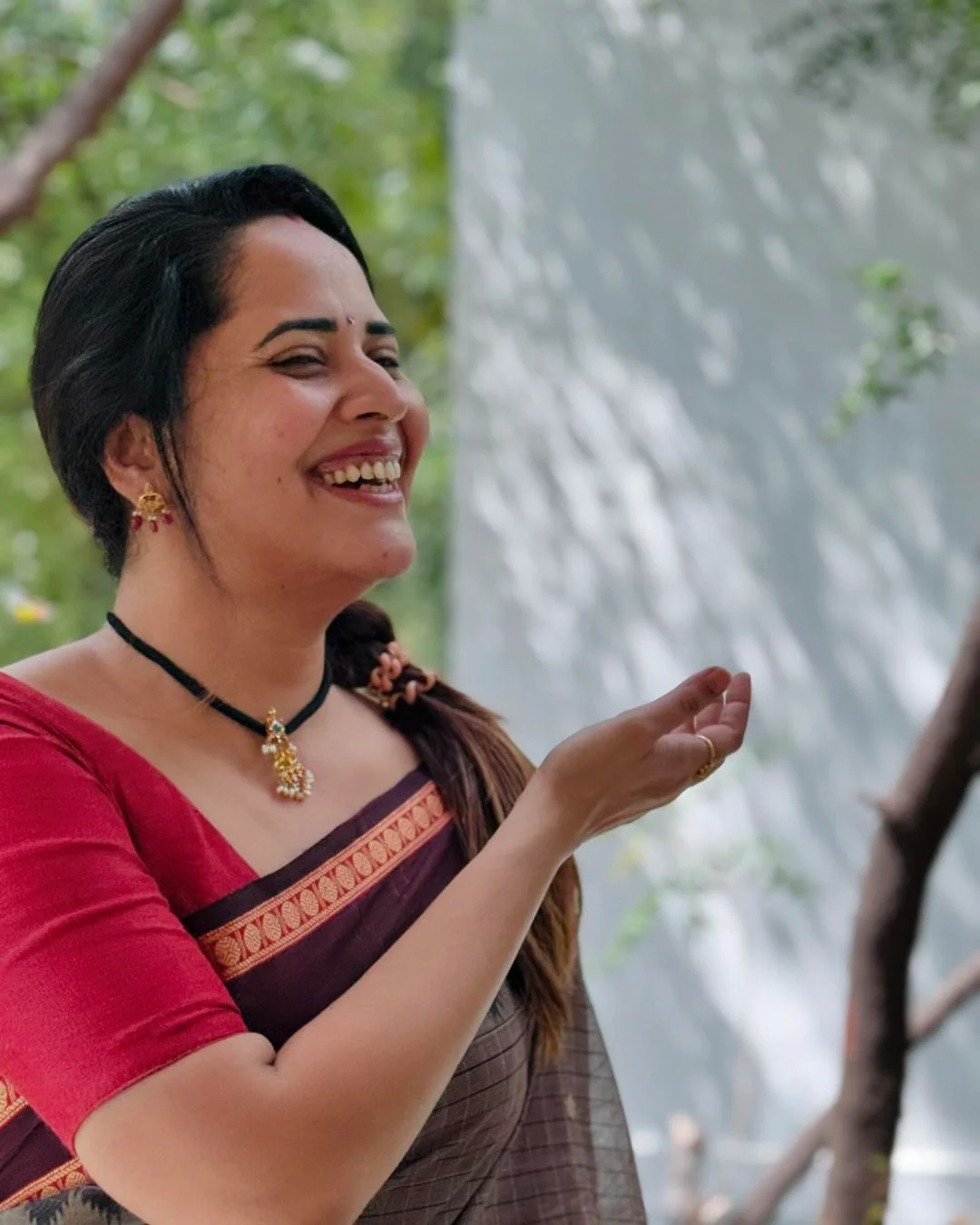 Anasuya Bharadwaj Onam Celebrations with Family
