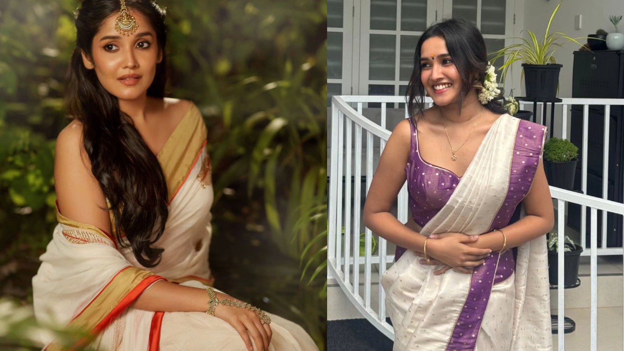 Anikha surendran : ఓనమ్ స్పెషల్.. చీరలో అనికా అందాలు..