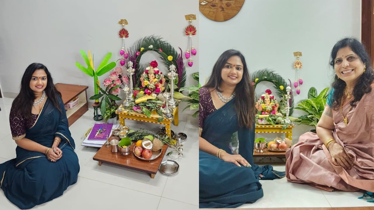 Ariyana Glory : అరియనా గ్లోరీ వినాయక చవితి సెలబ్రేషన్స్ ఫొటోలు చూసారా?